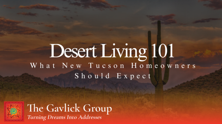 Desert Living 101: What New Tucson Homeowners Should Expect